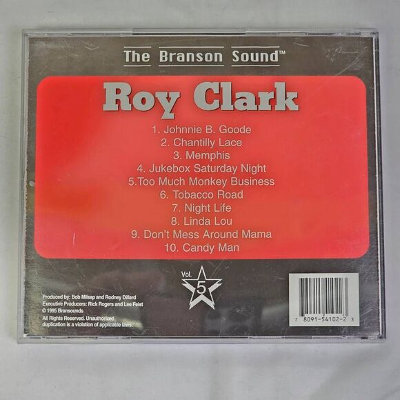 Roy Clark Branson Sound Vol. 5 CD Pre-owned - Picture 3 of 3
